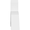 Ekena Millwork Archdale Architectural Grade PVC Gable Bracket, 60"W x 22 1/2"H x 6"D x 6"F, 9/12 Pitch GBP060X23X0606ARC00 - alternate 5